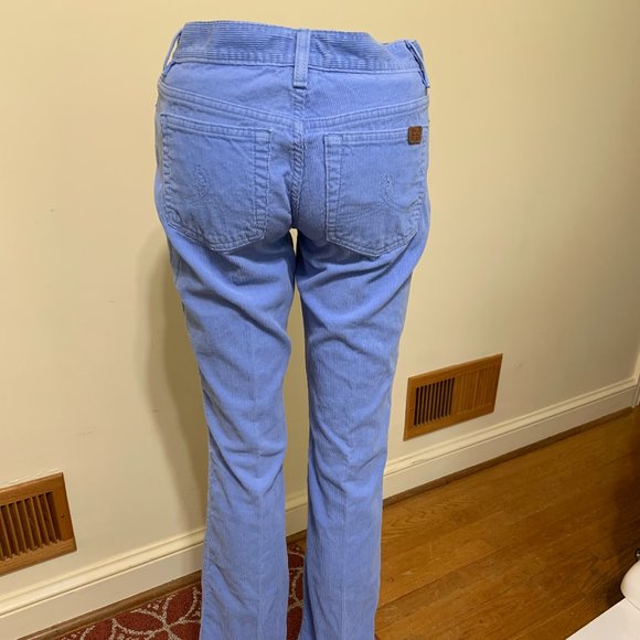 GUC Ralph Lauren light blue cord pants sz 4 - Picture 3 of 5